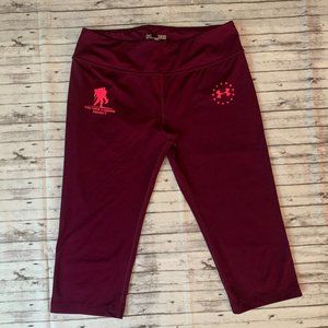 Under Armour Fitted Heat Gear Wounded Warrior Crop Capri Leggings Size Medium M